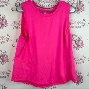 Athletic Works tank top dri more neon bright Hot Pink Tank Top
